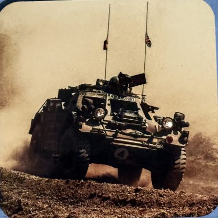 Tank Coaster - Cork Backed