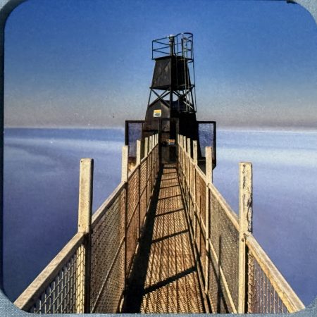 Battery Point Lighthouse Coaster - Cork backed