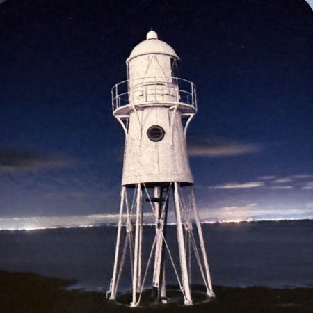Black Nore Lighthouse Coaster - cork backed