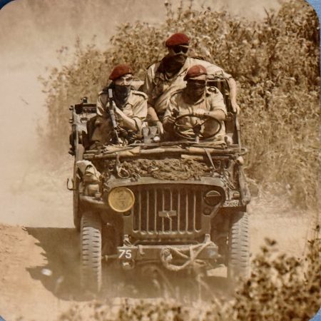 Jeep coaster - cork back