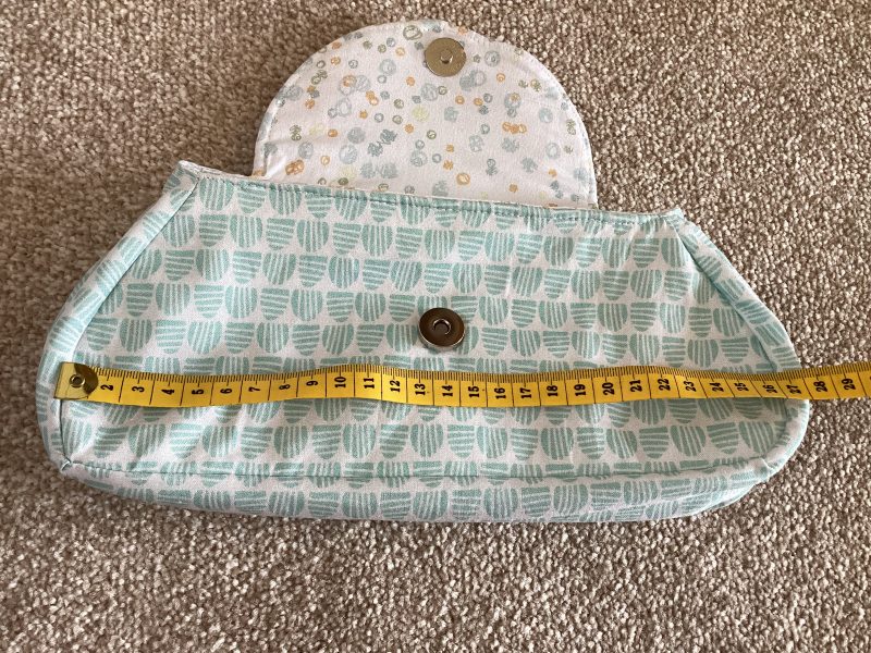 Cute Small Handcrafted Fabric Lined Pastel Boutique Purse With magnetic Fastener