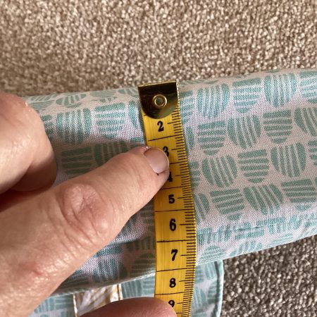 Cute Small Handcrafted Fabric Lined Pastel Boutique Purse With magnetic Fastener