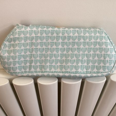 Cute Small Handcrafted Fabric Lined Pastel Boutique Purse With magnetic Fastener