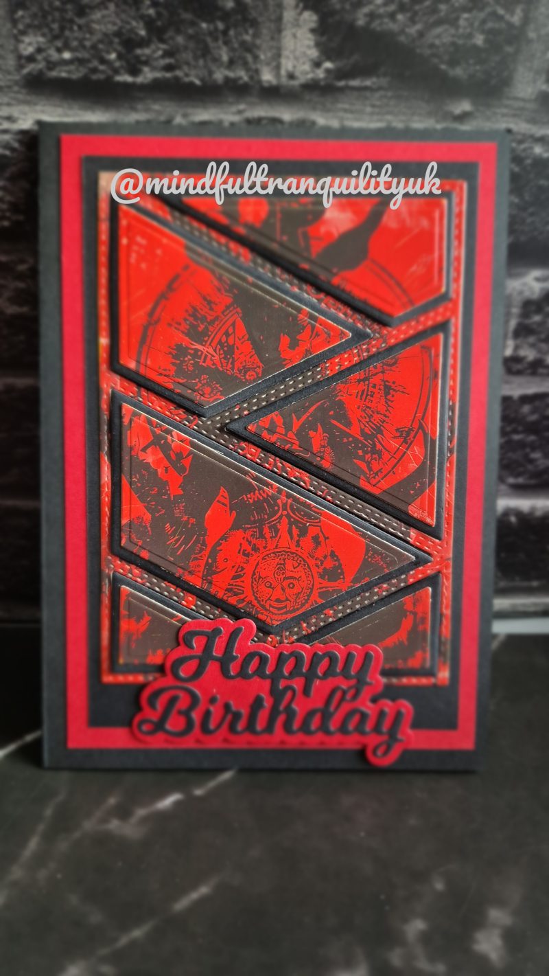 Ruby Witchcraft Gothic Handmade Birthday Card | Alternative Birthday Card | Dark Demonica Collection