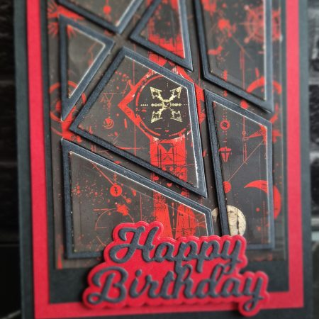 Ruby Witchcraft Gothic Handmade Birthday Card | Alternative Birthday Card | Dark Demonica Collection