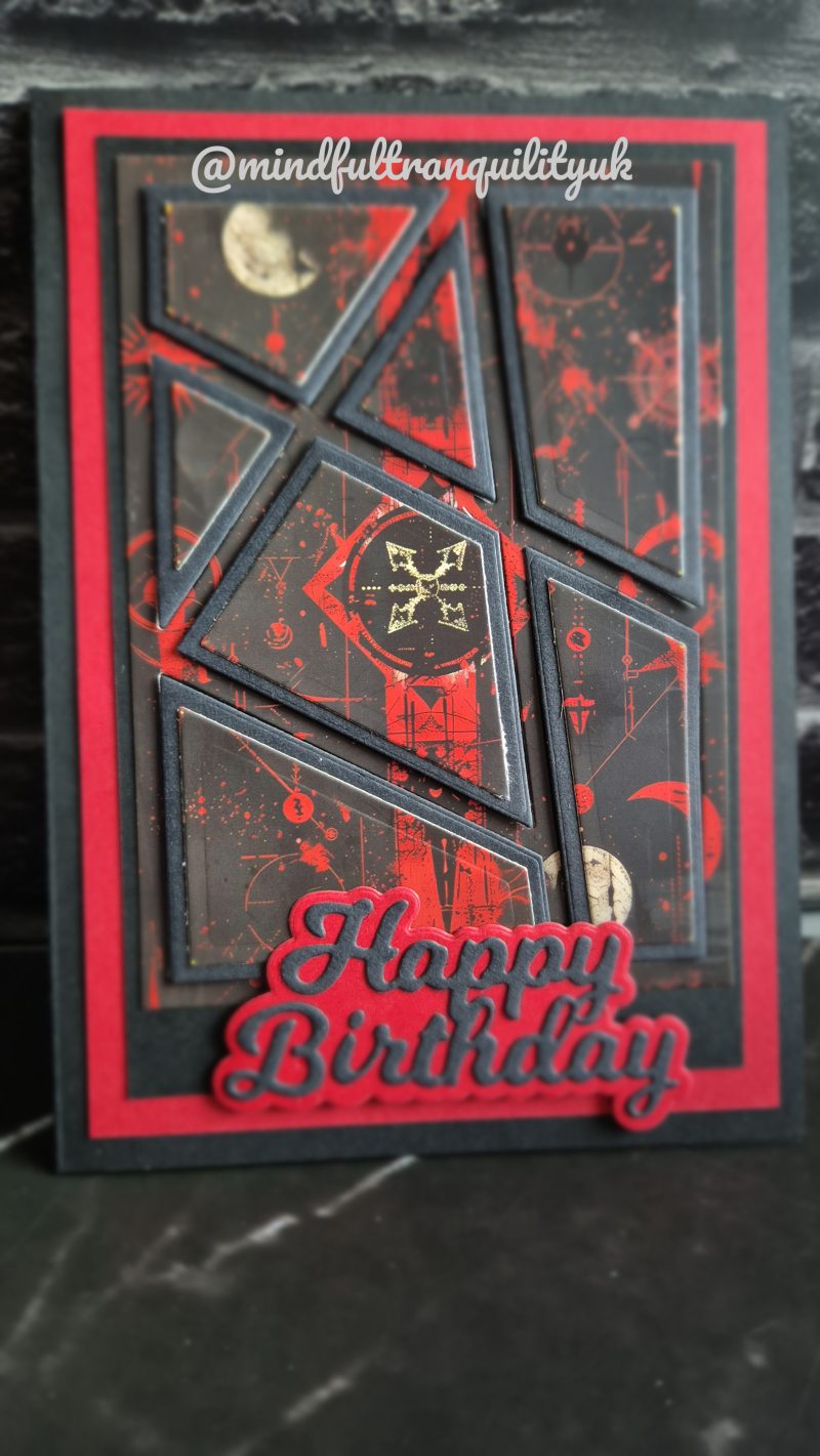 Ruby Witchcraft Gothic Handmade Birthday Card | Alternative Birthday Card | Dark Demonica Collection