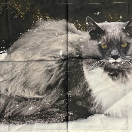 Cat Tea Towel - 100% Organic Cotton