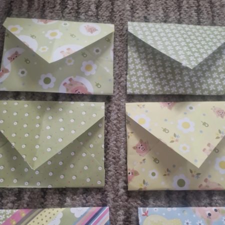 Cute Handmade Flowers And Animals Envelopes ×14
