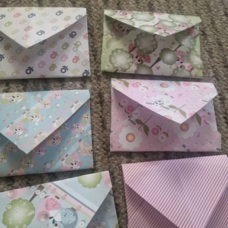 Cute Handmade Flowers And Animals Envelopes ×14