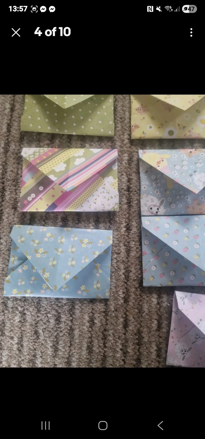 Cute Handmade Flowers And Animals Envelopes ×14