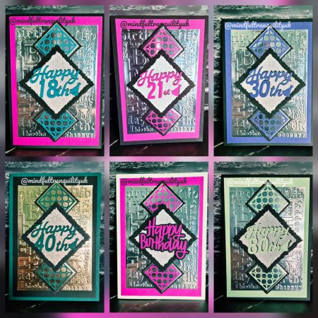The Line Collection | Handmade Custom Milestone Birthday Cards | 18th 21st 30th 40th 50th 60th 70th 80th