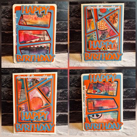 Whimsy Summer Birthday Card | Abstract Joy Collection | Abstract Art Birthday Card | Bright and Bold