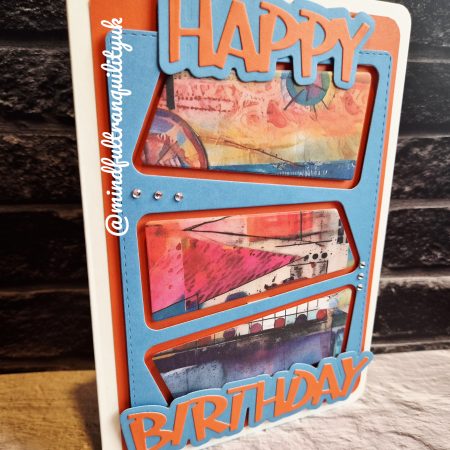 Whimsy Summer Birthday Card | Abstract Joy Collection | Abstract Art Birthday Card | Bright and Bold