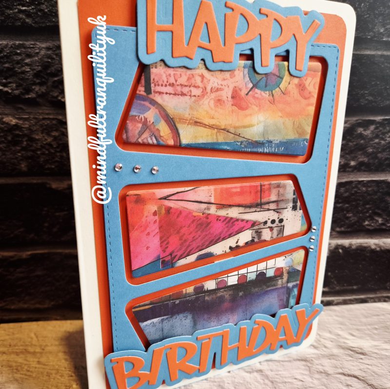 Whimsy Summer Birthday Card | Abstract Joy Collection | Abstract Art Birthday Card | Bright and Bold