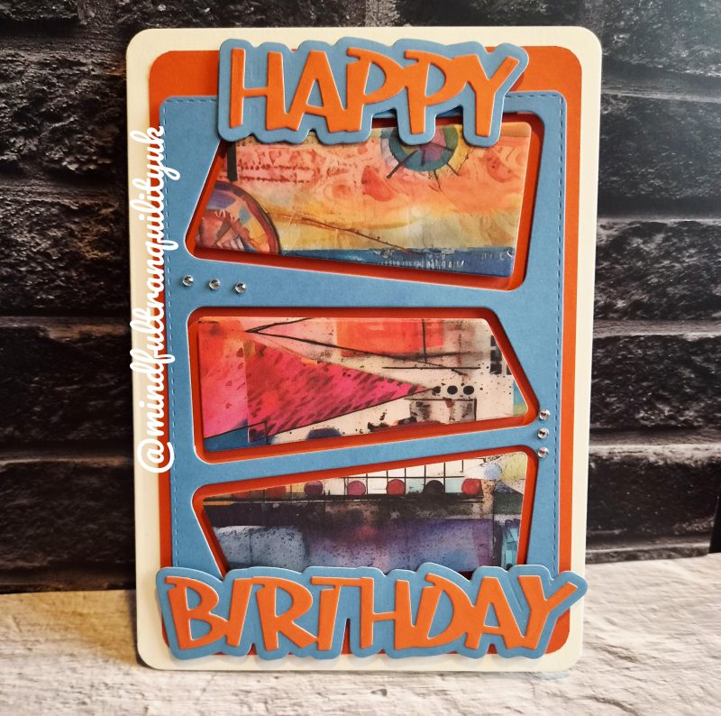 Whimsy Summer Birthday Card | Abstract Joy Collection | Abstract Art Birthday Card | Bright and Bold