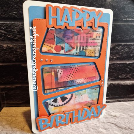 Whimsy Summer Birthday Card | Abstract Joy Collection | Abstract Art Birthday Card | Bright and Bold
