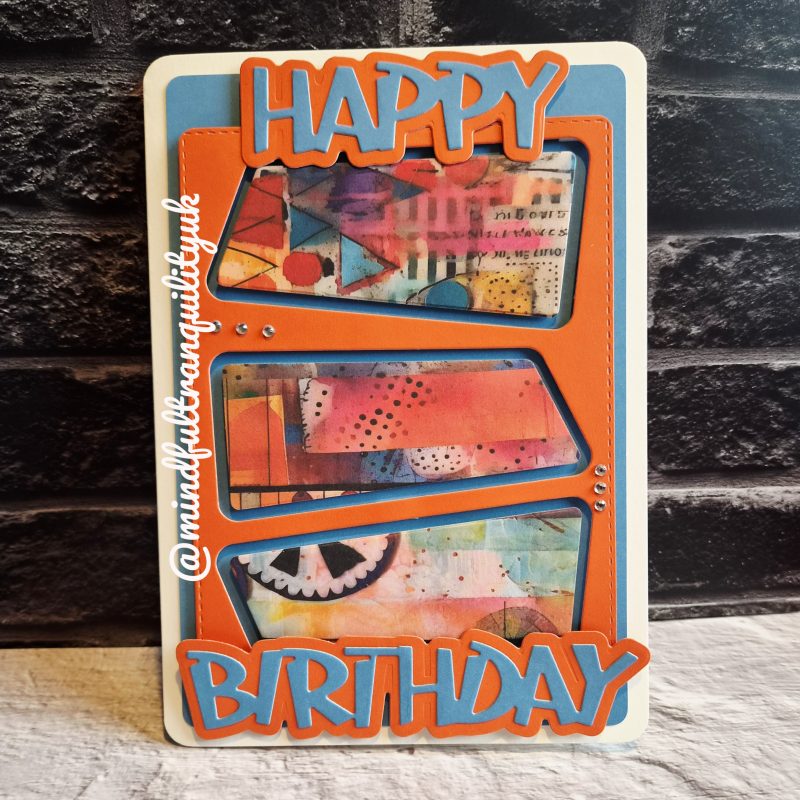 Whimsy Summer Birthday Card | Abstract Joy Collection | Abstract Art Birthday Card | Bright and Bold