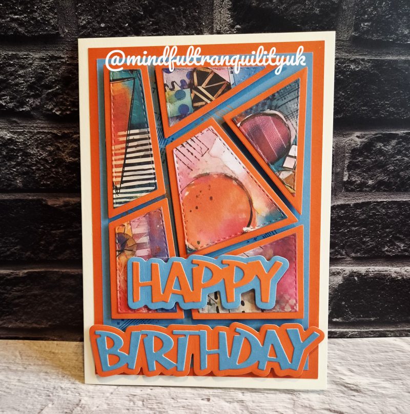 Whimsy Summer Birthday Card | Abstract Joy Collection | Abstract Art Birthday Card | Bright and Bold