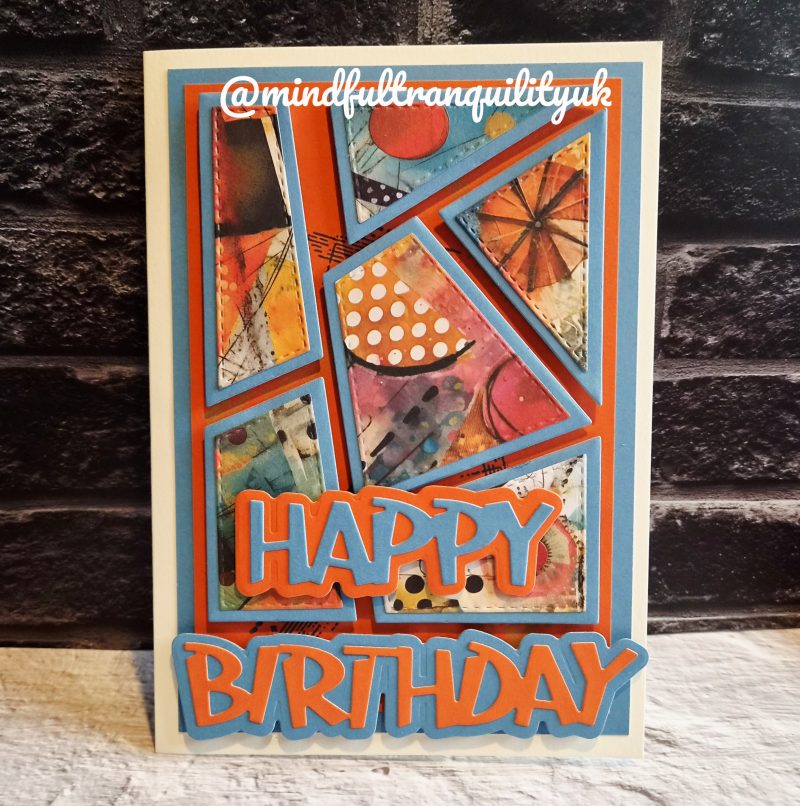 Whimsy Summer Birthday Card | Abstract Joy Collection | Abstract Art Birthday Card | Bright and Bold