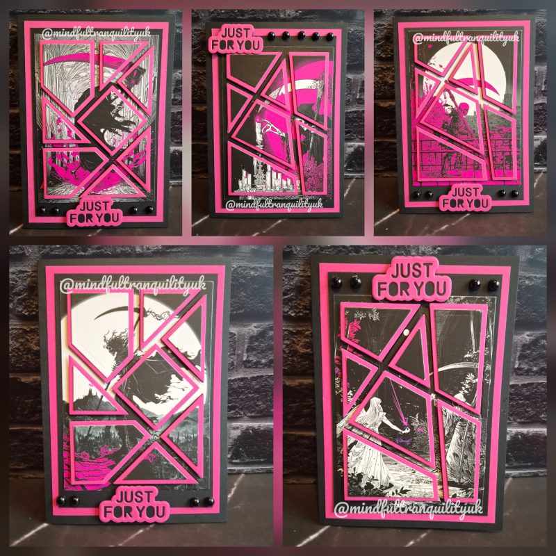 Pink Reaper Gothic Handmade Birthday Card | Alternative Birthday Card | Dark Demonica Collection (Copy)