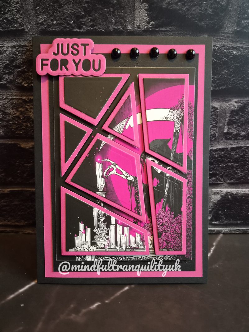Pink Reaper Gothic Handmade Birthday Card | Alternative Birthday Card | Dark Demonica Collection (Copy)