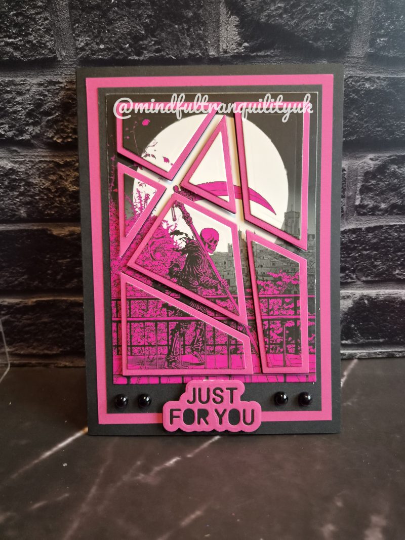 Pink Reaper Gothic Handmade Birthday Card | Alternative Birthday Card | Dark Demonica Collection (Copy)