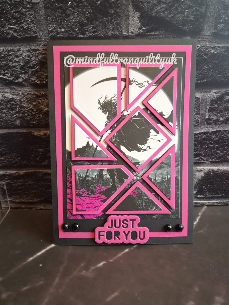 Pink Reaper Gothic Handmade Birthday Card | Alternative Birthday Card | Dark Demonica Collection (Copy)