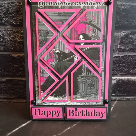 Pink Reaper Gothic Handmade Birthday Card | Alternative Birthday Card | Dark Demonica Collection (Copy)
