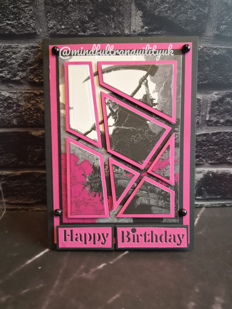 Pink Reaper Gothic Handmade Birthday Card | Alternative Birthday Card | Dark Demonica Collection (Copy)