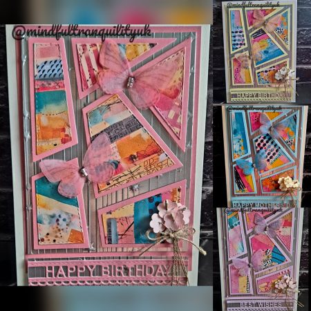 Butterfly Breeze Card | Abstract Joy Collection | Abstract Art Card | Multiple Sentiments Available