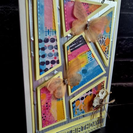 Butterfly Breeze Card | Abstract Joy Collection | Abstract Art Card | Multiple Sentiments Available
