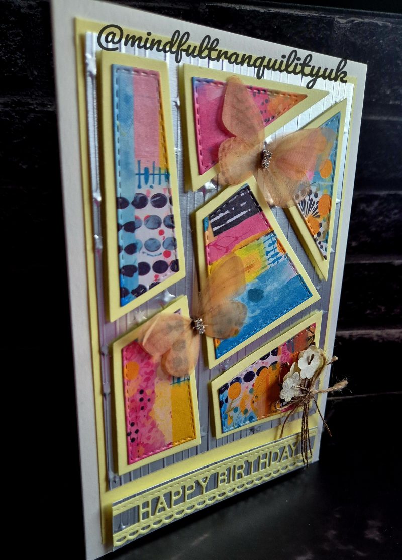 Butterfly Breeze Card | Abstract Joy Collection | Abstract Art Card | Multiple Sentiments Available