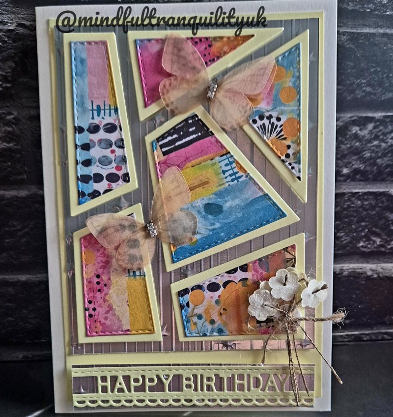 Butterfly Breeze Card | Abstract Joy Collection | Abstract Art Card | Multiple Sentiments Available