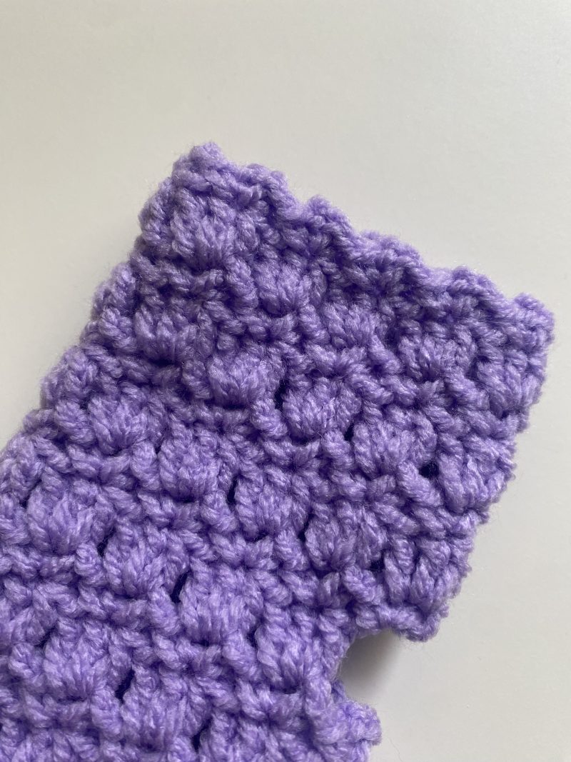 Crochet hand warmers/fingerless gloves