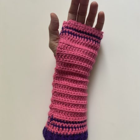 Crochet hand warmers/fingerless gloves