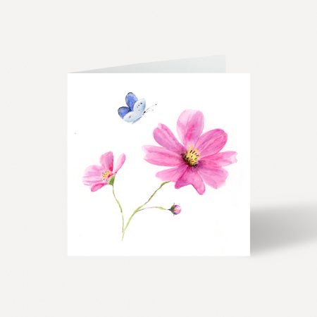 ‘Common Blue’ Greeting Card Notelet