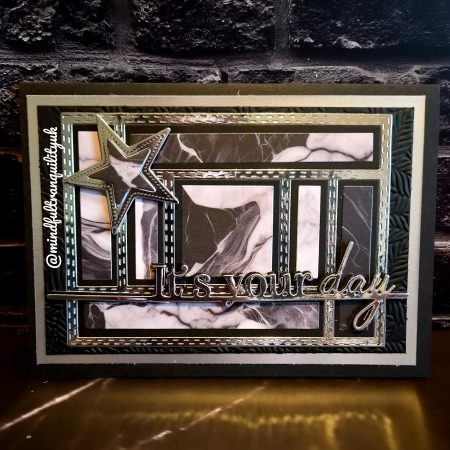 Starlight It's Your Day Greeting Card | Marble Luxe Collection | Multiple Colours Available