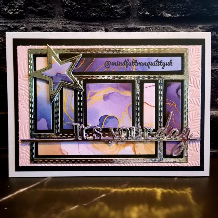 Starlight It's Your Day Greeting Card | Marble Luxe Collection | Multiple Colours Available