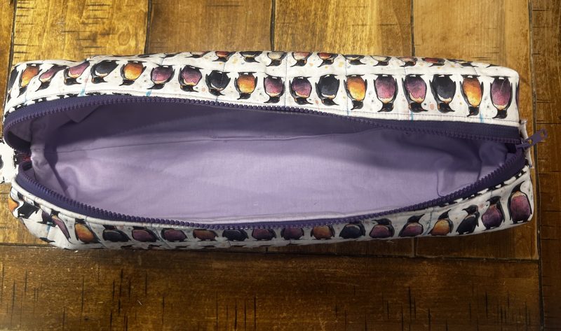 Quilted hair tool bag
