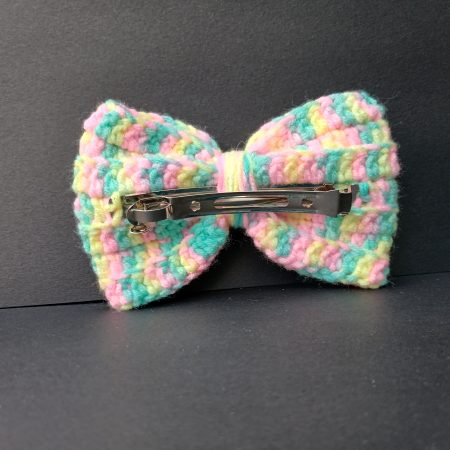 Handmade Crochet Pretty Bow Large.