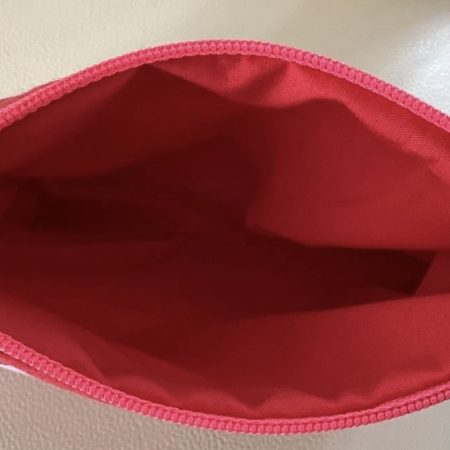 Small Fabric Lined Red Scotty Dog Themed Zipped Purse/Make Up Bag/Pouch