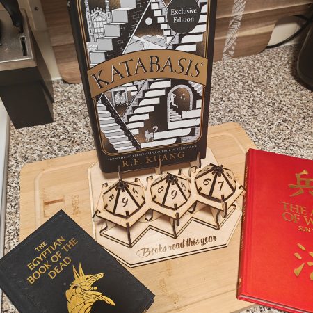 laser cut books stand
