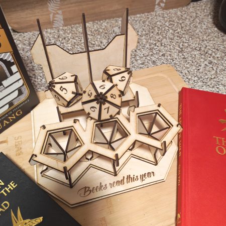 laser cut books stand