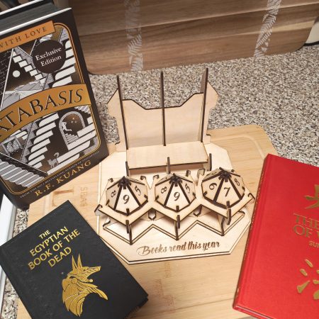 laser cut books stand