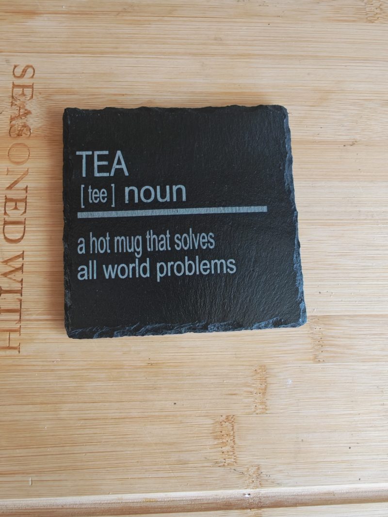 Engraved Tea coaster