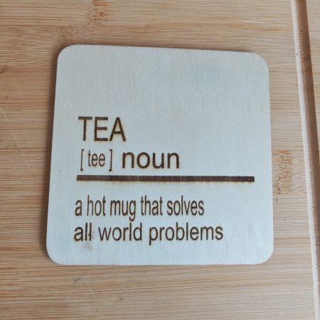 Engraved Tea coaster