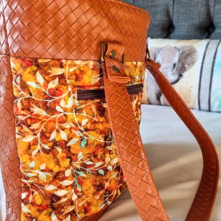 Handmade Autumn Leaf Tote Bag