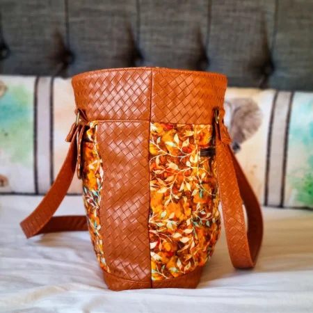 Handmade Autumn Leaf Tote Bag