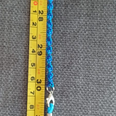2 In 1 Face Mask Lanyard & Glasses Holder – Turquoise and Blue