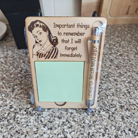 Notepad and pen set , vintage